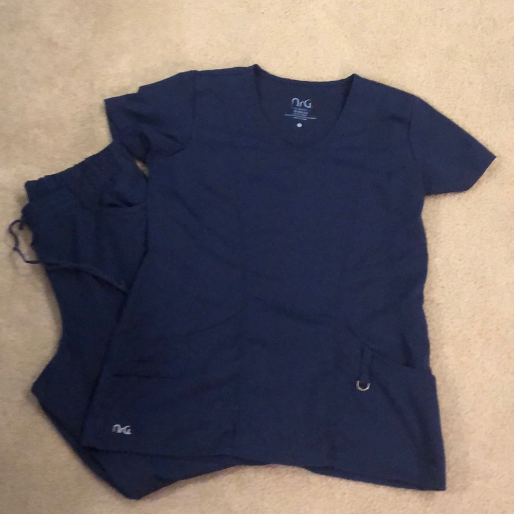 NrG by Barco navy blue scrubs sz Small EUC